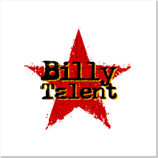 best vintage star Billy Talent Posters and Art